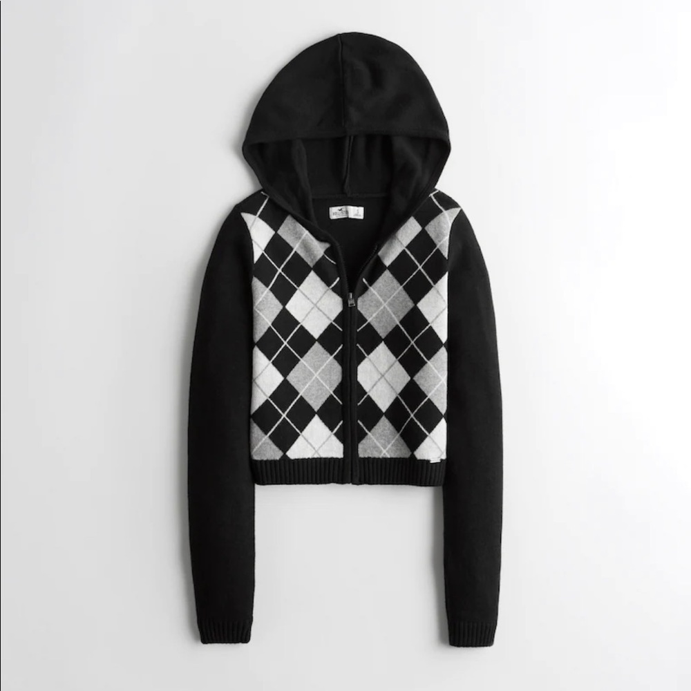 Hollister Full-Zip Hooded Sweater